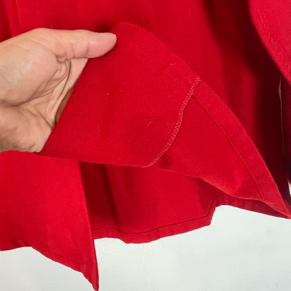 Vintage Pendleton Red Wool Flannel Button Down Shirt/Jacket Size XL - Picture 2 of 6